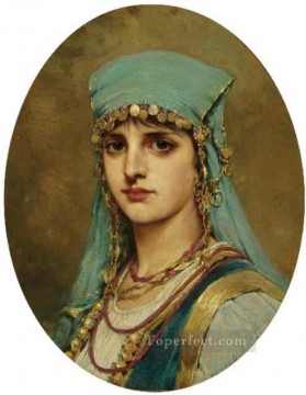 Arab Painting - The Egyptian beauty Jan van Beers Araber